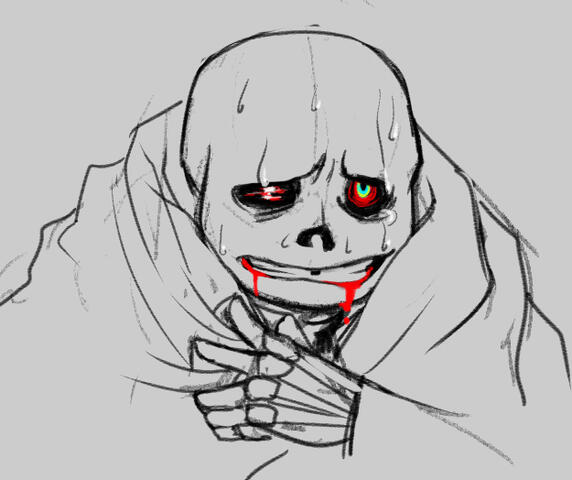 Sans you're in the arcana with the red plague, oh no he can't hear us
